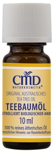 CMD Naturkosmetik Teebaumöl aus kontrolliert biologischem Anbau (mit Tropfeinsatz) Ätherisches Öl 10 ml