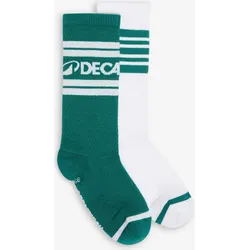 Socken Mid 2er-Pack - grün/weiß alpingrün|WEISS 43/46