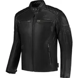Rusty Stitches Super Jari V2 Motorrad Lederjacke Schwarz 5XL