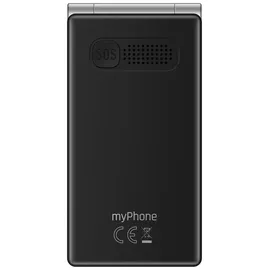 myPhone Tango 2 LTE Klapphandy für Senioren ohne Vertrag, 4G Seniorenhandy mit Zwei Displays, großen Tasten, Ladestation, SOS-Taste, Dual SIM
