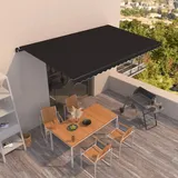 Markise Einziehbar, Handbetrieben Gelenkarmmarkise, Balkon Sonnenmarkise vidaXL