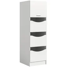 xonox.home Wäscheschrank 60 x 196 x 68 cm Weiß
