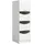 xonox.home Wäscheschrank 60 x 196 x 68 cm Weiß
