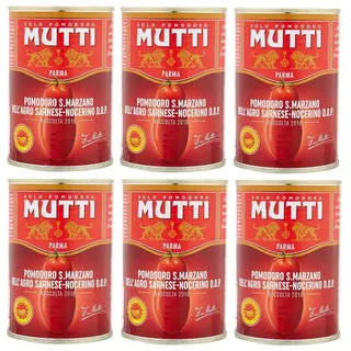 6x Mutti Pomodoro San Marzano D.O.P S.Marzano Tomate Agro Sarnese-Nocerino 400g