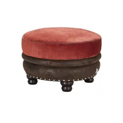 Hocker  Bristol , rot , Maße (cm): H: 50  Ø: 74