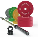 Langhantel Set |Beta Powerlifting | Military Green |Kraft und Präzision grün No Size