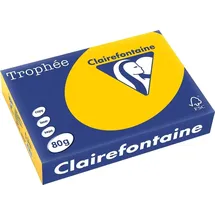 Clairefontaine Kopierpapier 1978C A4 80g, sonnenblumengelb 500Bl.