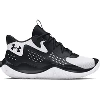 Under Armour Jet '23 Basketball Schuhe, Black/White/Black, 41 EU