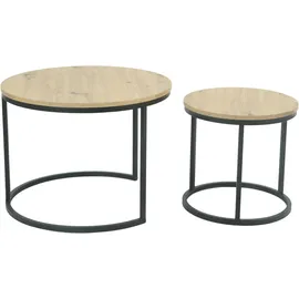 Hela Couchtisch Lindau Braun Eiche 60 x 60 x 45 cm