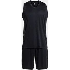 Joma Olimpiada Basketballtrikot + Shorts Set 100 - schwarz XXL