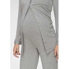 LASCANA Damen Umstandspyjama grau Gr.44/46