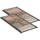 Dieter Knoll Lattenrostset, Holz, Buche,Birke, Buche, massiv, 160x200 cm, Austria Gütezeichen, Made in Austria, Über- und Sondergrößen erhältlich, Schulterabsenkung, bewegliche Leistenlagerung, Federleisten mit Duokappen, individuelle Liegehärteeinstellung, nicht verstellbar, alternative Größen erhältlich, Schlafzimmer, Lattenroste, Lattenrost starr