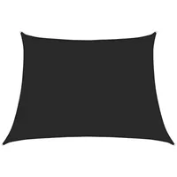 VidaXL Sonnensegel 160 g/m2 Schwarz 4/5x3 m HDPE