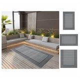 vidaXL Outdoor-Teppich Grau 160x230 cm PP