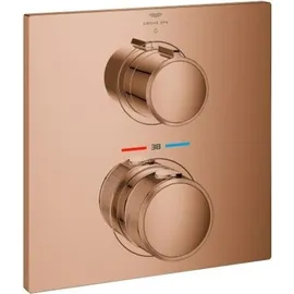 Grohe Allure Unterputz-Thermostat, 1 Absperrventil, 19380DA2, Farbe: warm sunset