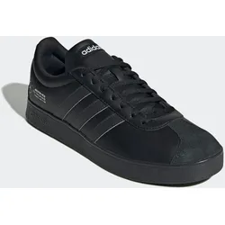 Sneaker ADIDAS PERFORMANCE "MERCEDES - AMG PETRONAS FORMULA ONE TEAM VL COURT BASE", Gr. 42, schwarz (core schwarz, carbon, cloud weiß), Synthetik, Leder, sportlich, Schuhe, Mercedes AMG Motorsport
