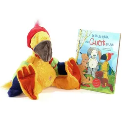 Hape Querk »Drago« mit Papageien-Kostüm, Set inkl. Buch