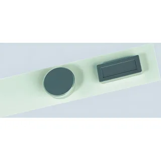 Alco Wandmetallleiste 690-10 weiß selbstklebend