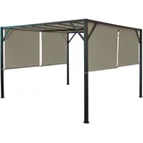 MCW Ersatzbezug für Dach Pergola Pavillon Beja 1 Stück 2,72 x 4,96 m Taupe