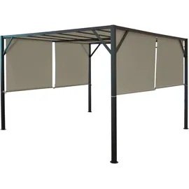 MCW Ersatzbezug für Dach Pergola Pavillon Beja 1 Stück 2,72 x 4,96 m Taupe