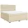 vidaXL Boxspringbett 180 x 200 cm Creme