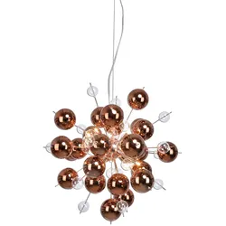 Näve Pendelleuchte "Explosion Copper" in kupfer