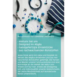 COLLEZIONE ALESSANDRO Kurze Kette mit Anhänger Emma " in braun | Gr.: onesize,