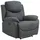 Homcom Relaxsessel Leinen 93 x 102 x 88 cm Dunkelgrau mit Kissen