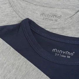 MINYMO Langarmshirt MIBasic in blau | Gr.: 92
