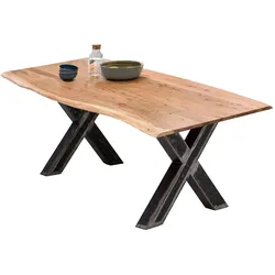 Tisch 160x85 cm Akazie natur Esstisch Speisetisch Küchentisch Esszimmer Küche