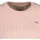 GANT Damen, Strick T-Shirt - STRETCH COTTON CABLE C-NECK, Rundhals, Kurzarm, Zopfmuster Rosa M,