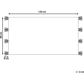 Beliani Teppich Aralez 80 x 150 cm