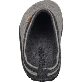 ROHDE Herren Pantoffel Filz Hausschuh Wechselfußbett Weite G H.Meran 6910, Größe:46 EU,
