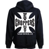 West Coast Choppers Og Cross Kapuzenpullover - Black - 3XL