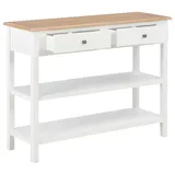 vidaXL Sideboard Weiß 110×35×80 cm MDF