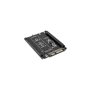 KIMISS Pcie auf SATA 22-poliger B-Schlüssel, Kompatibles SATA-Gehäuse, Leistungsstarker 22-poliger M.2-Ngff-auf-Sata-Adapter, Plug-and-Play-M.2 auf SATA-B-Schlüssel