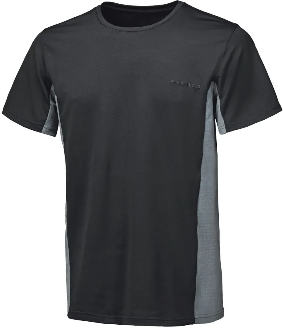 Held Cool Layer Kurzarm Shirt, schwarz-grau, Größe S für Männer