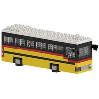 Brixies 200161 - Schweizer Postauto, 3D Konstruktionsbausatz aus Ministeinen,