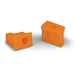 Wago 231-393 Befestigungselement, für Stiftleisten, 1-teilig, orange 231393 - 100 Stück