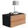 VCM Nachtschrank Usal 60 x 30 x 32 cm Schwarz