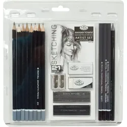 Royal & Langnickel, Bleistift, Sketching Pencil Clamshell - 21 pc (304015) (21 x)