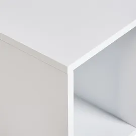 Beliani Waschbeckenunterschrank 80 x 28 x 40 cm Weiß