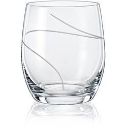 Crystalex Whiskyglas UP matt geschliffen 300 ml 2er Set, Kristallglas, matt Schliff