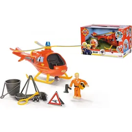 Simba Toys Feuerwehrmann Sam Hubschrauber Wallaby mit Figur