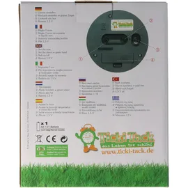 Technoline Ticki Tack Kinderwecker grün/orange