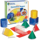 Learning Resources Original Faltbare geometrische Formen (16 Stück), geometrische körper montessori mathe spiel, geometrie ressources, rechenspiele klasse 2, Aktivitäten im Klassenzimmer für Kinder 7+