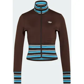 adidas VINTAGE TT HIGH KNITTED RIBS Trainingsjacke Herren Braun XXS
