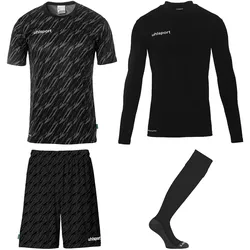 uhlsport Progressive Torwart-Set Kinder schwarz 140