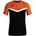 T-Shirt schwarz/neonorange 116