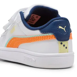 Puma Smash 3.0 Playdate V INF Sneaker Orange/Weiß 21
